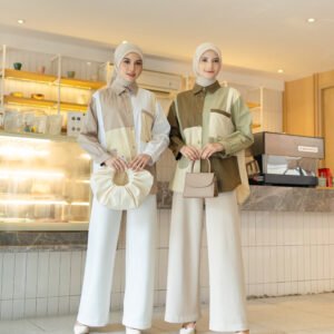 Libby Blouse Wanita Oversize