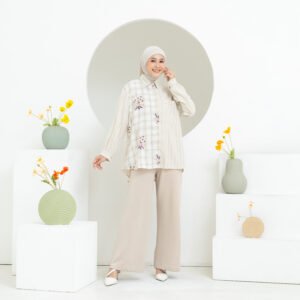 Malva Blouse Casual Wanita Oversize