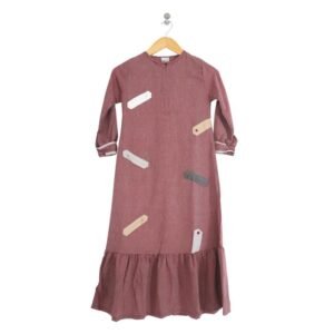 Gamis Anak Lunan Go Full Katun Premium Quality LGA 714