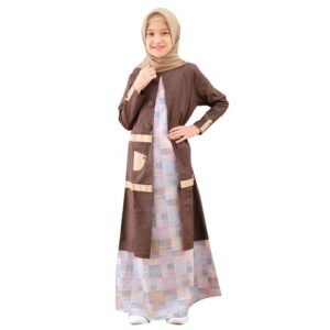 Lunan Go Baju Muslim Dress Gamis Anak LGA 743