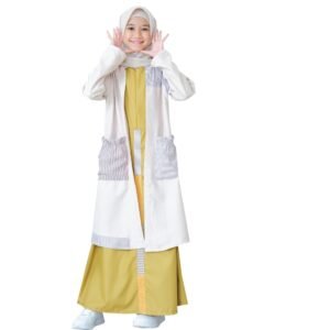 Lunangoofficial-Gamis Anak kesan 2pcs Anak Terbaru Premium LGA 848