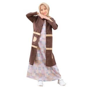 Lunangoofficial - Baju Muslim Dress Gamis Anak Pakaian Muslimah Couple Ibu Anak Lga 743 Kualitas Premium