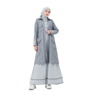 lunangoofficial - Gamis Dewasa LG 859 Denim Premium