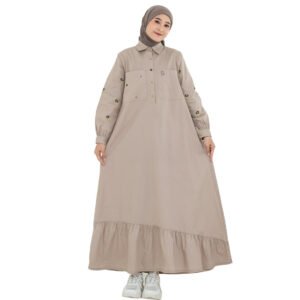 Lunangoofficial - Gamis Dewasa Katun Premium LG 864