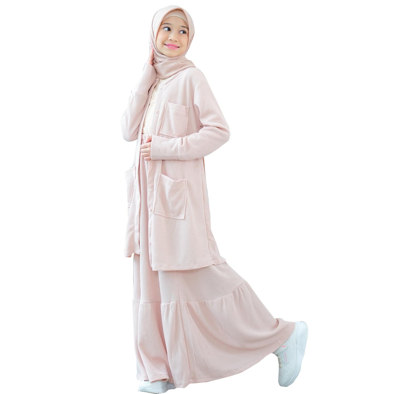 Setelan Rok Anak Bahan Knit Premium LGA 803