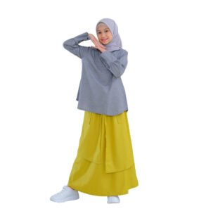 Lunangoofficial - Setelan Rok Anak Remaja  Muslimah  Premium LGA 813