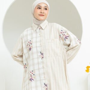 Malva Katun Bulu Kuda Blouse Oversize
